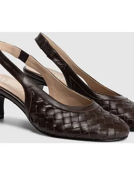 Zapatos de salón de mujer en piel - Dansi - FashionsVida