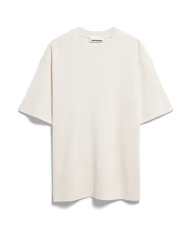 T-Shirt MAARKOS crema XL - Armedangels - FashionsVida