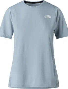 SUMMIT HIGH TRAIL S/S Shirt Damen Frost Grey M - The North Face - FashionsVida