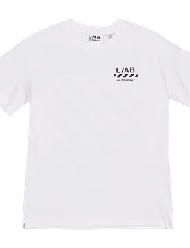 Diag T-shirt Kleinkind T-Shirts - Schwarz - Größe 14 YR - XL - Baumwoll-Jersey Black 14 YR - XL - L/AB OFF WHITE - FashionsVida