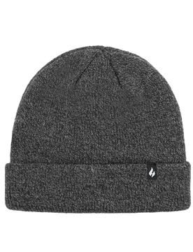 Pack Charcoal Turn Over Cuff Thermal Hat Men's One Size - - Grey - Size: One Size - Heat Holders - FashionsVida