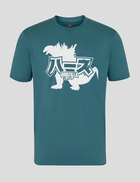 Unisex Godzilla x Haas T-shirt - Green GREEN XS unisex - Castore - FashionsVida