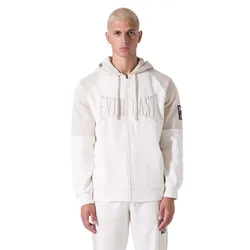 Sweat-shirt à Zip Felpa Dusty White / Light Beige 2XL