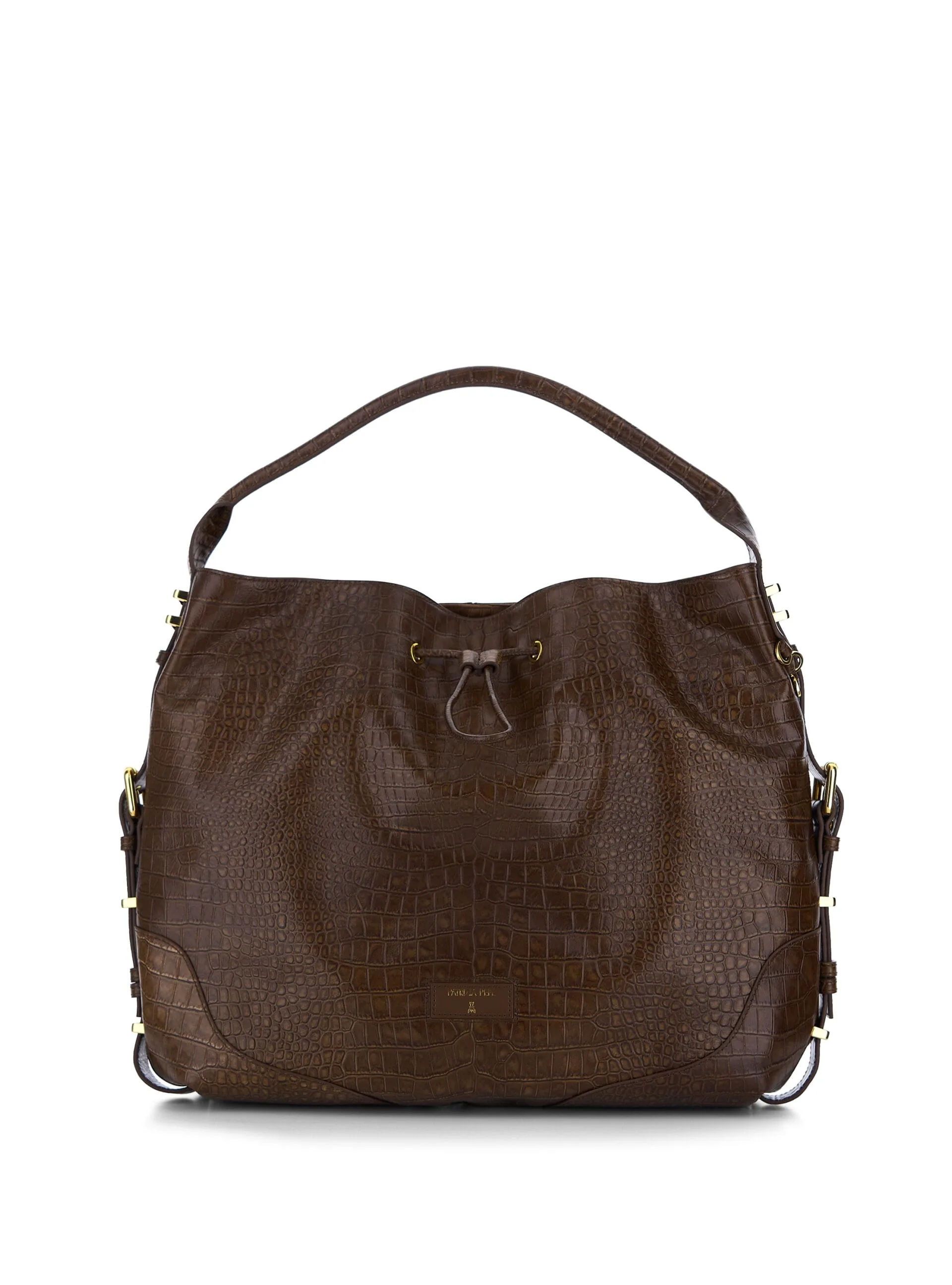 Borsa in pelle MARRONE U - Patrizia pepe - FashionsVida