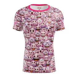 Emoji Classic Pink Short Sleeve T-shirt Pink L Men