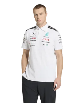 Mercedes Herren T-Shirts - Weiß - Größe L - Baumwoll-Jersey White L - Adidas - FashionsVida