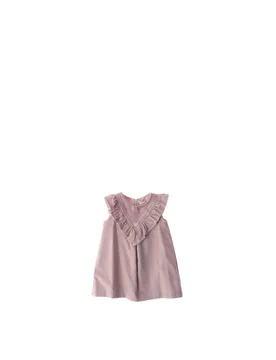 Abito in velluto ROSA ANTICO 9M - Monnalisa - FashionsVida