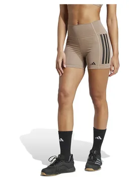 Leggings Courts Optime 3 Stripes 3´´ Chalky Brown XL - Adidas - FashionsVida