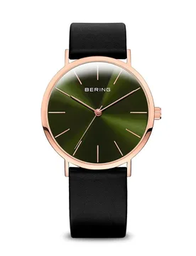 Orologio 1336-69 Quartz 3 Atm 36 Mm Golden / Black / Green One Size - Bering - FashionsVida