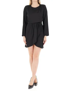 Abito maniche lunghe NERO L - Rinascimento - FashionsVida