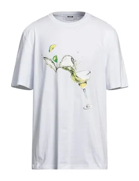 Camiseta Hombre Blanco L,S,XS Hombre - Msgm - FashionsVida