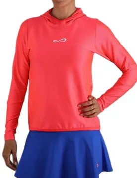 Endless Breath Line Hoodie Ruby S - Endless - FashionsVida