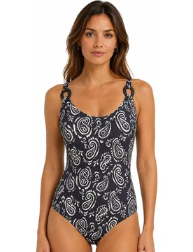 Bañador de mujer redondo tejido jaquard - Venus - FashionsVida