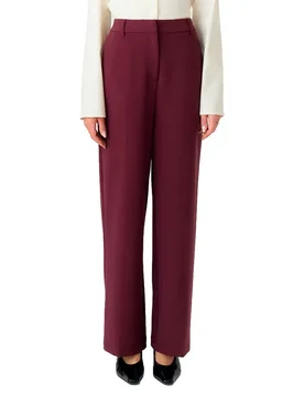 Pantaloni A Vita Alta Likka Wides Fig 34 - Yas - FashionsVida