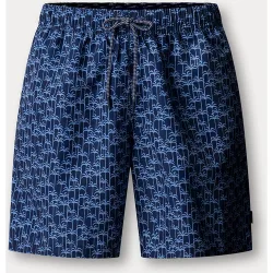 Bañador bermuda de hombre estampado palmeras