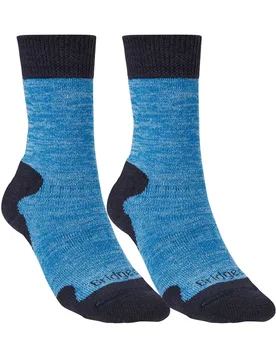 Explorer Womens Heavyweight Merino Comfort Crew - - Size: L - Bridgedale - FashionsVida