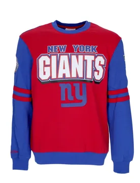 Felpa Girocollo Uomo Nfl All Over Crew 2.0 Neygia Original Team Colors - Mitchell & Ness - FashionsVida