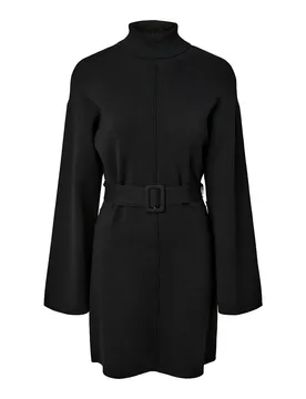 Vestito Corto A Maniche Lunghe Hafni Black XS - Yas - FashionsVida