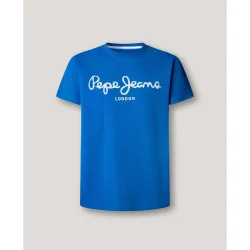 Camiseta de hombre logo estampado fit slim