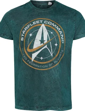 T-Shirt - Star Fleet - S bis 3XL - für Männer - Größe 3XL - blau - EMP exklusives Merchandise! - Männer - male - Star Trek - FashionsVida
