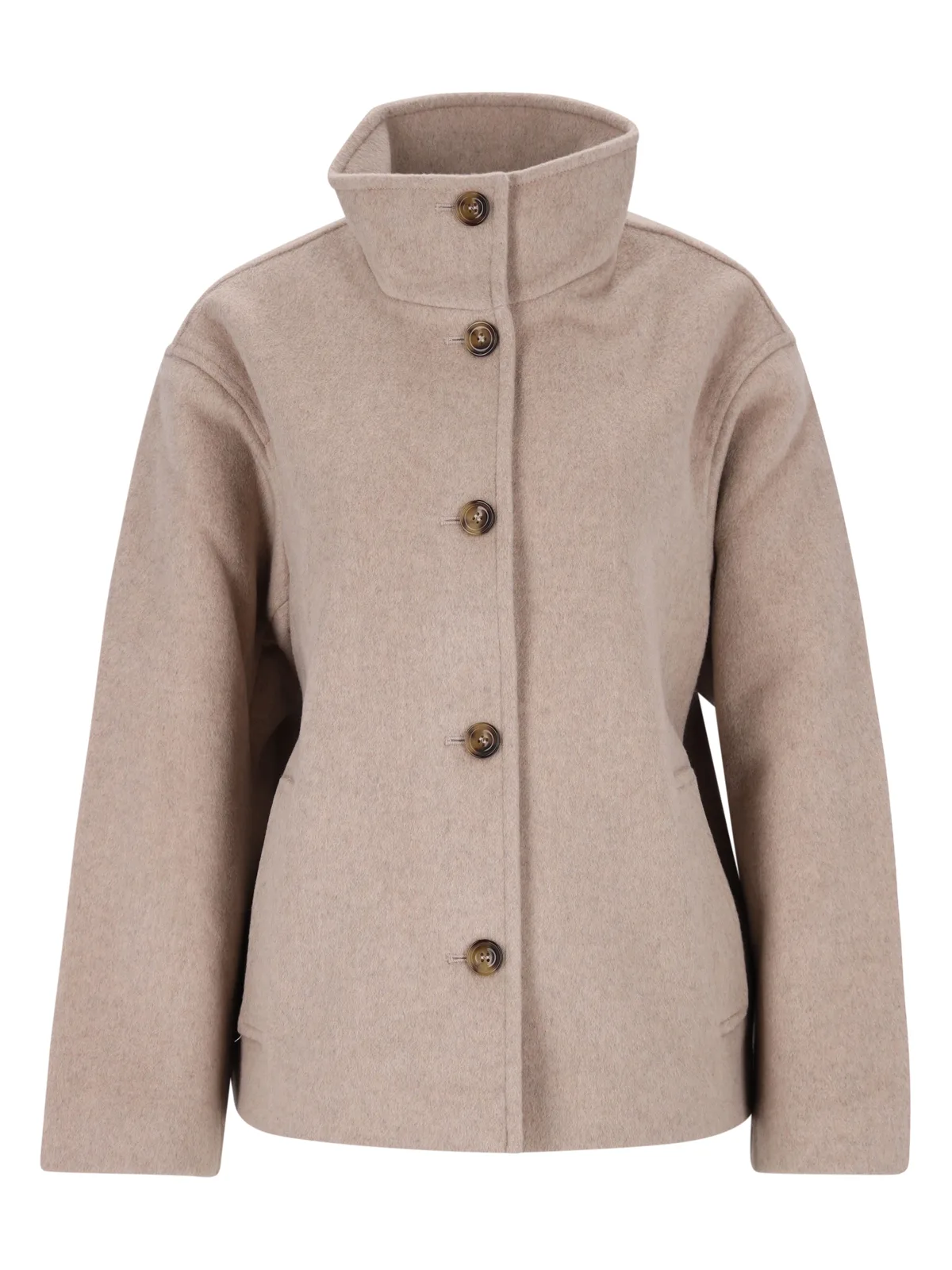 WOOL BLEND JACKET female - M - FashionsVida