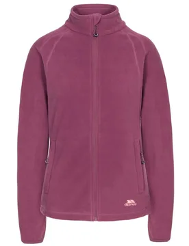 Women's Nonstop Fleece Jacket in Mauve Size: XS - Mauve - Size: XS - Trespass - FashionsVida
