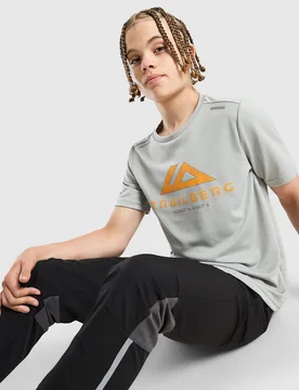 Flex Large Logo Poly T-Shirt, Grün - unisex - Size: L - Trailberg - FashionsVida