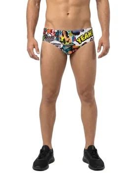 Yeah Comic Swimming Brief Multicolor 5XL Men - TURBO - FashionsVida