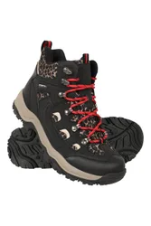 Women's Adventurer Printed Boots Waterproof Shoes in Black Size: 6.5 - Black - Size: 6.5