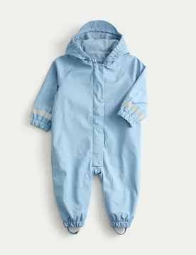Fisherman Puddlesuit (9 Mths-5 Yrs) Light Blue male - M&S - FashionsVida