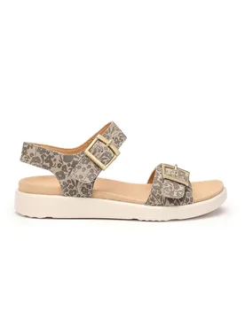 Corfu Women's Regular Fit Suede Sandal - - Size: 8 - Hotter - FashionsVida
