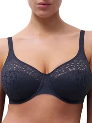 Womens Easy Feel Norah Covering Moulded Bra - Blue Polyamide - Size 40e