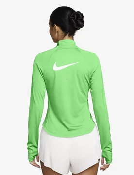 Zip-Trainingsoberteil, Damen Tempo Swoosh - Vert - female - Size: S - Nike - FashionsVida