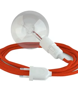 Cables Suspension Luminaire Rm15 3 M Orange / White One Size - Creative - FashionsVida