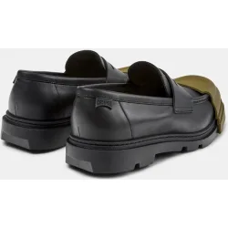 Mocasines de hombre junction de piel