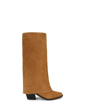 Women's 'Telling2' Suede Boots in Tan Size: 5 - Tan - Size: 5 - KG Kurt Geiger - FashionsVida