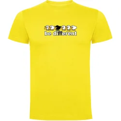 Maglietta A Maniche Corte Be Different Run Yellow L