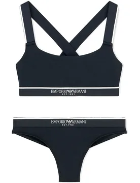 Reggiseno Set Ew001905_af27298 Brazilian Black S - Emporio armani - FashionsVida