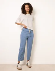 Elasticated Waist Trouser With Drawstring - L / LIGHT BLUE - female