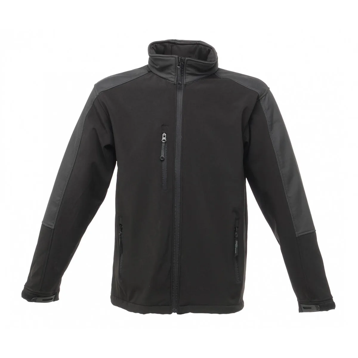 Mens Hydroforce 3-Layer Membrane Waterproof Breathable Softshell Jackets - Black - Size 2xl - Regatta - FashionsVida