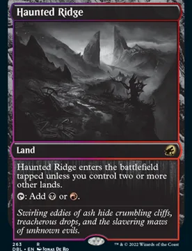 Haunted Ridge (foil) Innistrad: Double Feature - Magic: The Gathering - FashionsVida