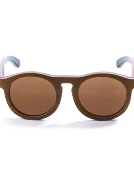 Fiji Sunglasses Wood Brown One Size Men,Women - Ocean Sunglasses - FashionsVida