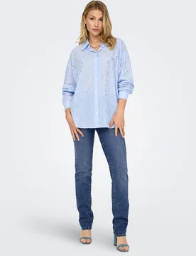 Vaquero de mujer largo estilo pitillo - Only - FashionsVida