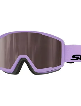 Masque De Ski Trace Pro Compact Sherbet Purple Black Silver Chrome/CAT2 Homme - Scott - FashionsVida