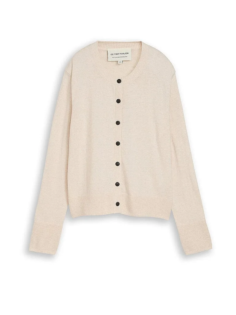 Strickjacke creme M Damen - Tom tailor - FashionsVida