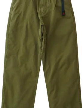 Pantalon décontracté et droit en coton - Pant Straight Fit Olive en Coton - Taille M - Kaki - Gramicci - FashionsVida