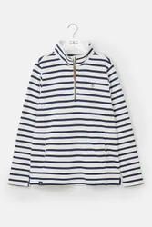 Women's Shore Sweatshirt Cotton Funnel Neck Jersey in Dark Navy Size: 18 - Dark Navy - Size: 18