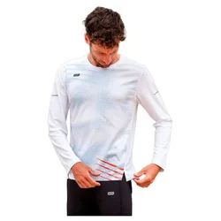 K Running Maglietta A Maniche Lunghe Vortex Winter White XS