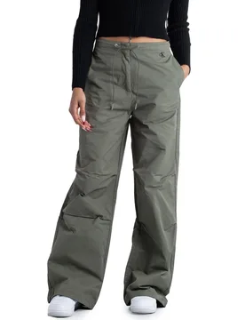 Parachute Pants Dusty Olive S Damen - Calvin Klein - FashionsVida