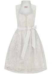 Dirndl Josefina (creme, Gr. 42) von Bergfeuer Couture für Damen, 100% Polyester